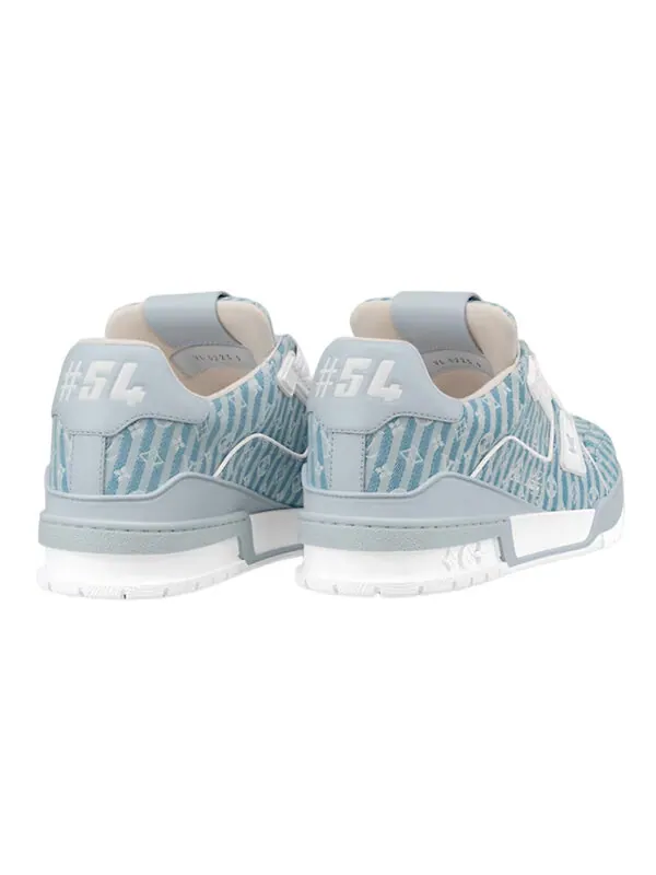 Кроссовки lv trainers 'blue stripes' Louis Vuitton — изображение 3 из 4, белый/синий