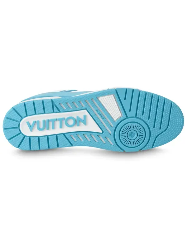 Кроссовки lv trainers 'white monogram blue' Louis Vuitton — изображение 4 из 4, белый/синий
