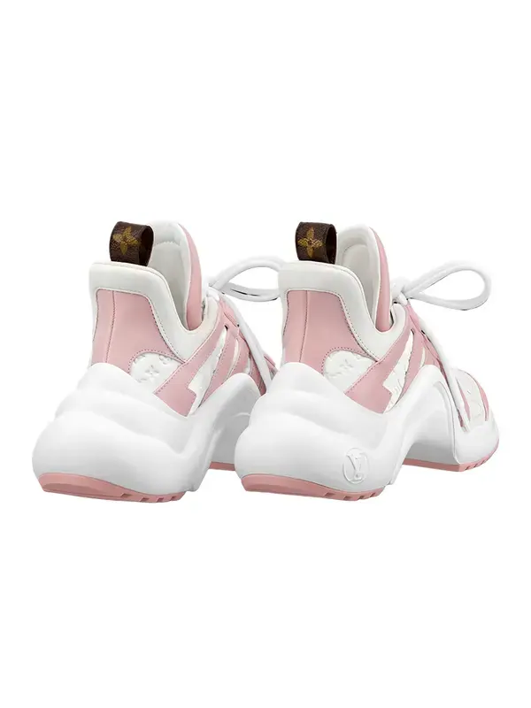 Кроссовки lv archlight sneakers 'white pink' Louis Vuitton — изображение 4 из 4, розовый/белый/коричневый