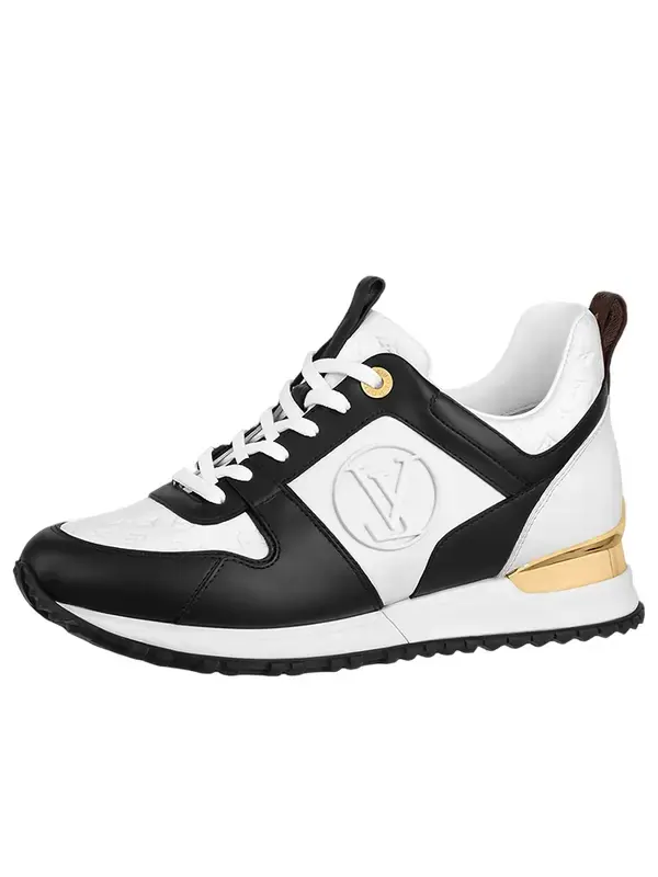 Кроссовки run away sneakers 'black gold' Louis Vuitton — изображение 1 из 4, черный/белый/золотистый