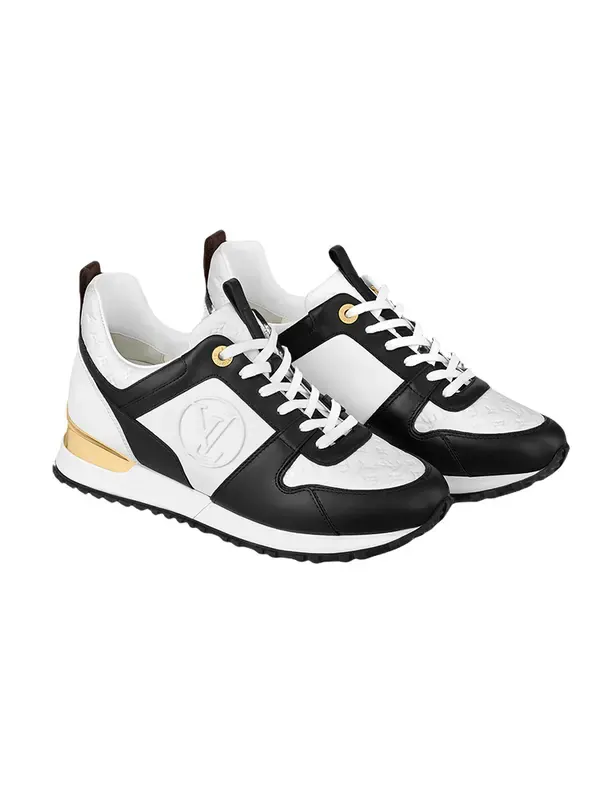 Кроссовки run away sneakers 'black gold' Louis Vuitton — изображение 2 из 4, черный/белый/золотистый