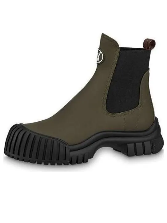 Кроссовки ruby flat ankle boots 'olive green' Louis Vuitton — изображение 1 из 4