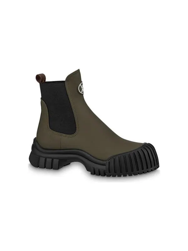 Кроссовки ruby flat ankle boots 'olive green' Louis Vuitton — изображение 2 из 4