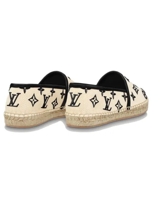 Кроссовки starboard flat espadrille shoes 'beige black monogram' Louis Vuitton — изображение 4 из 4, бежевый/черный