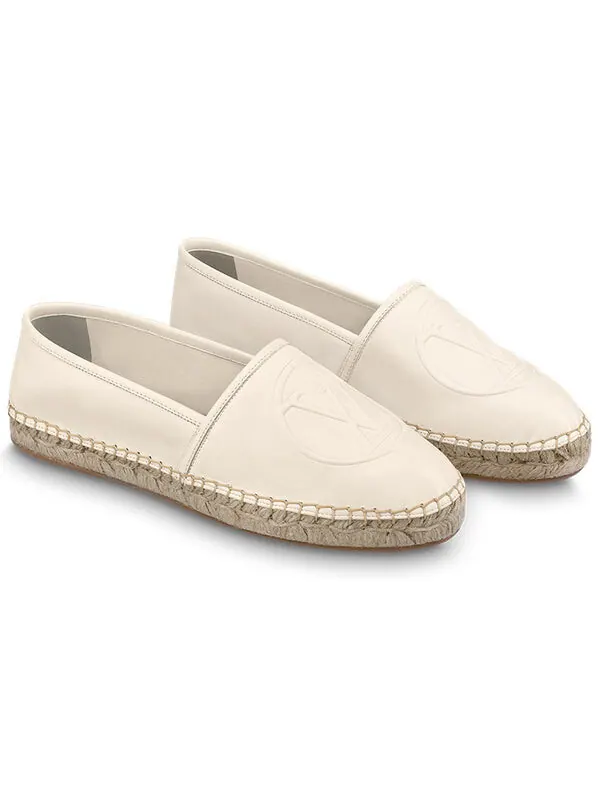 Кроссовки starboard flat espadrille shoes 'beige with logo' Louis Vuitton — изображение 2 из 4, бежевый