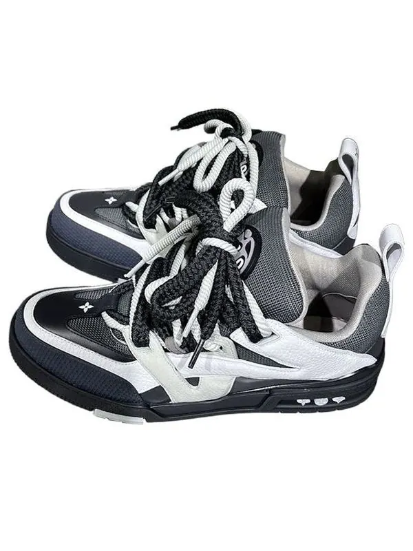 Кроссовки skate sneakers 'grey black' Louis Vuitton — изображение 1 из 3, серый/черный/белый