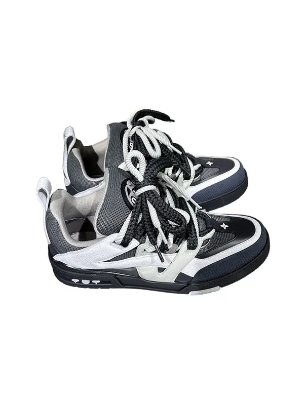 Кроссовки skate sneakers 'grey black' Louis Vuitton — изображение 2 из 3, серый/черный/белый