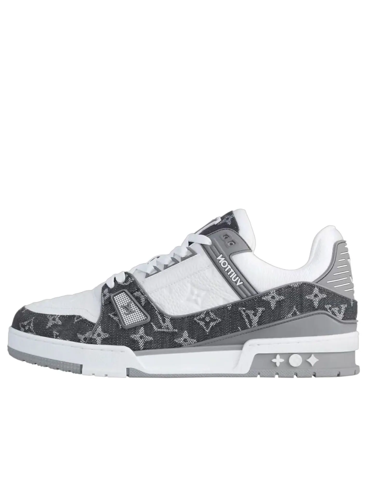 Кроссовки Louis vuitton 'Monogram Denim - Grey' — изображение 1 из 1, серый