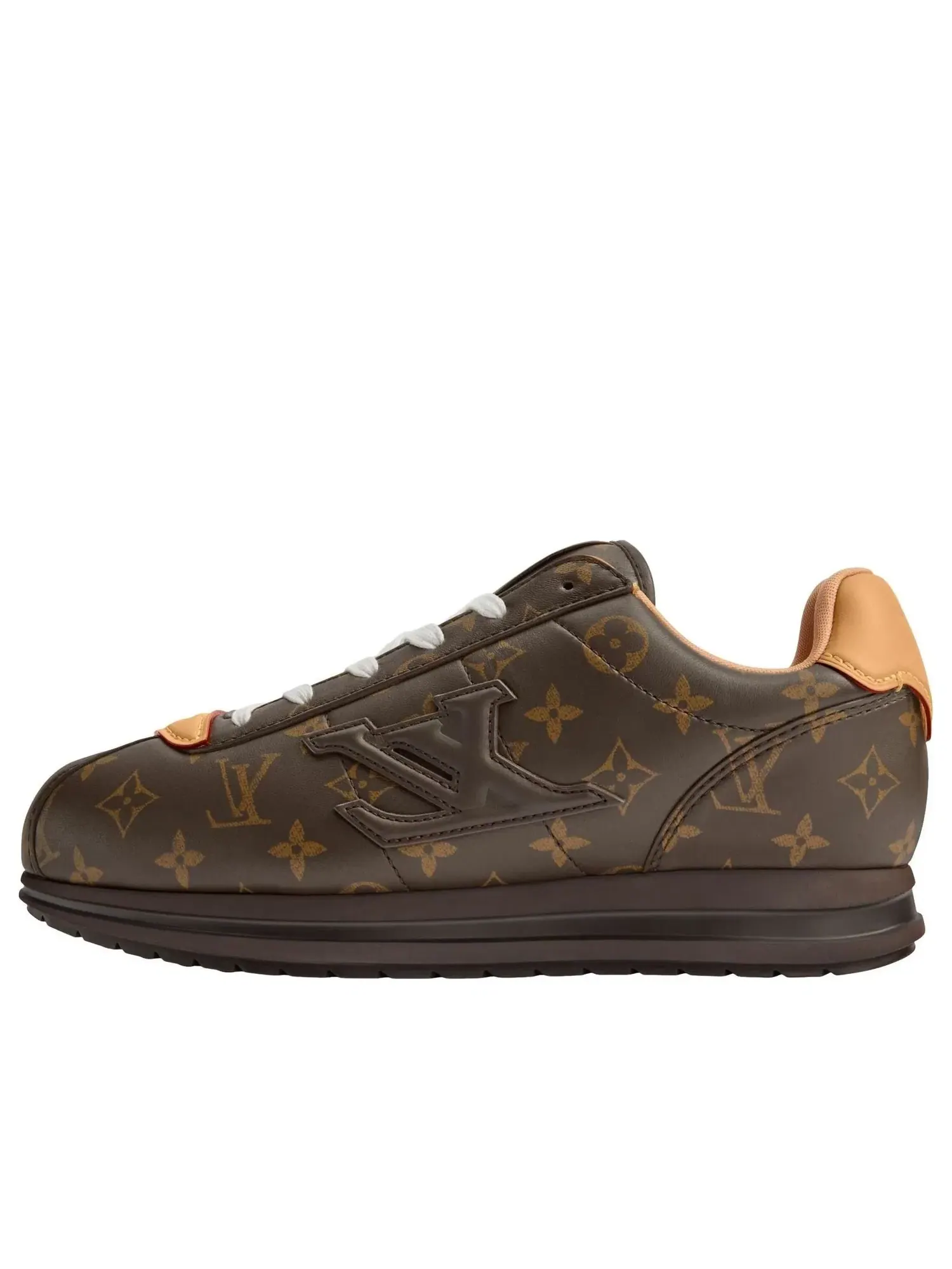 Мужские кроссовки на шнуровке Macassar LOUIS VUITTON — изображение 1 из 5, коричневый