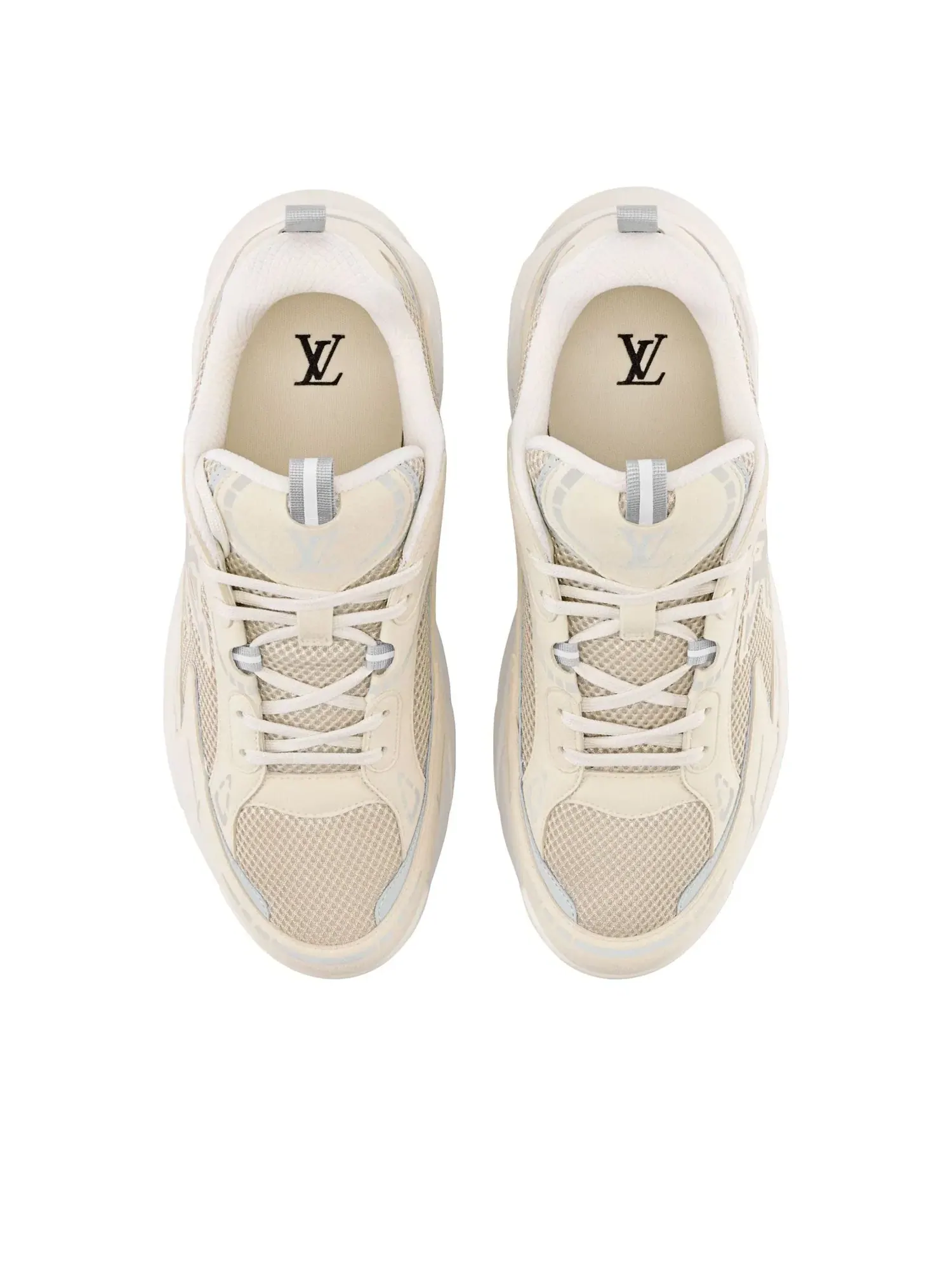 Мужские кроссовки с шнуровкой Tatic Runner LOUIS VUITTON — изображение 3 из 7, белый