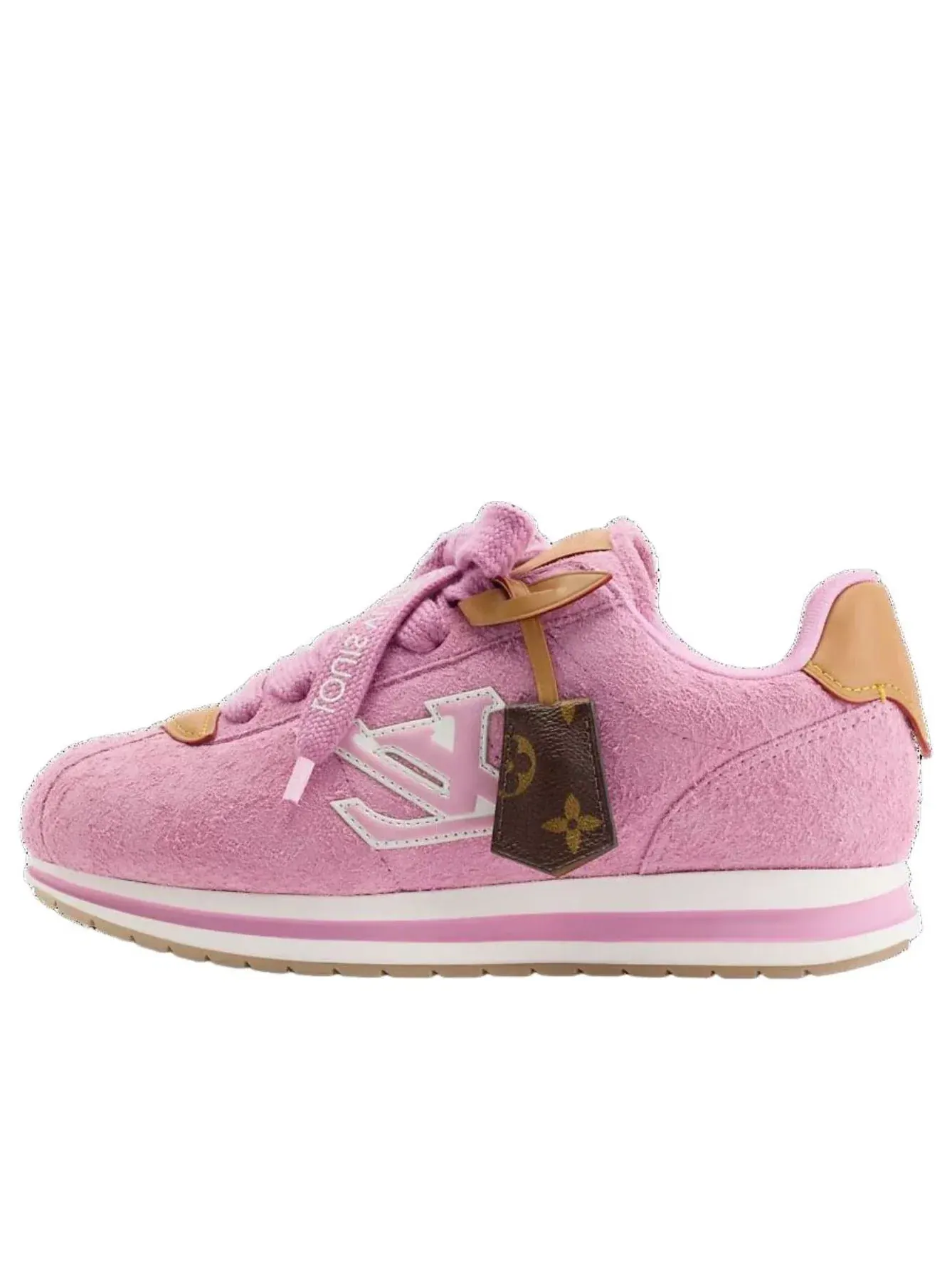 Кроссовки LOUIS VUITTON x J-hope 'LV Buttersoft Sneaker' 1AKDFC — изображение 1 из 6, розовый