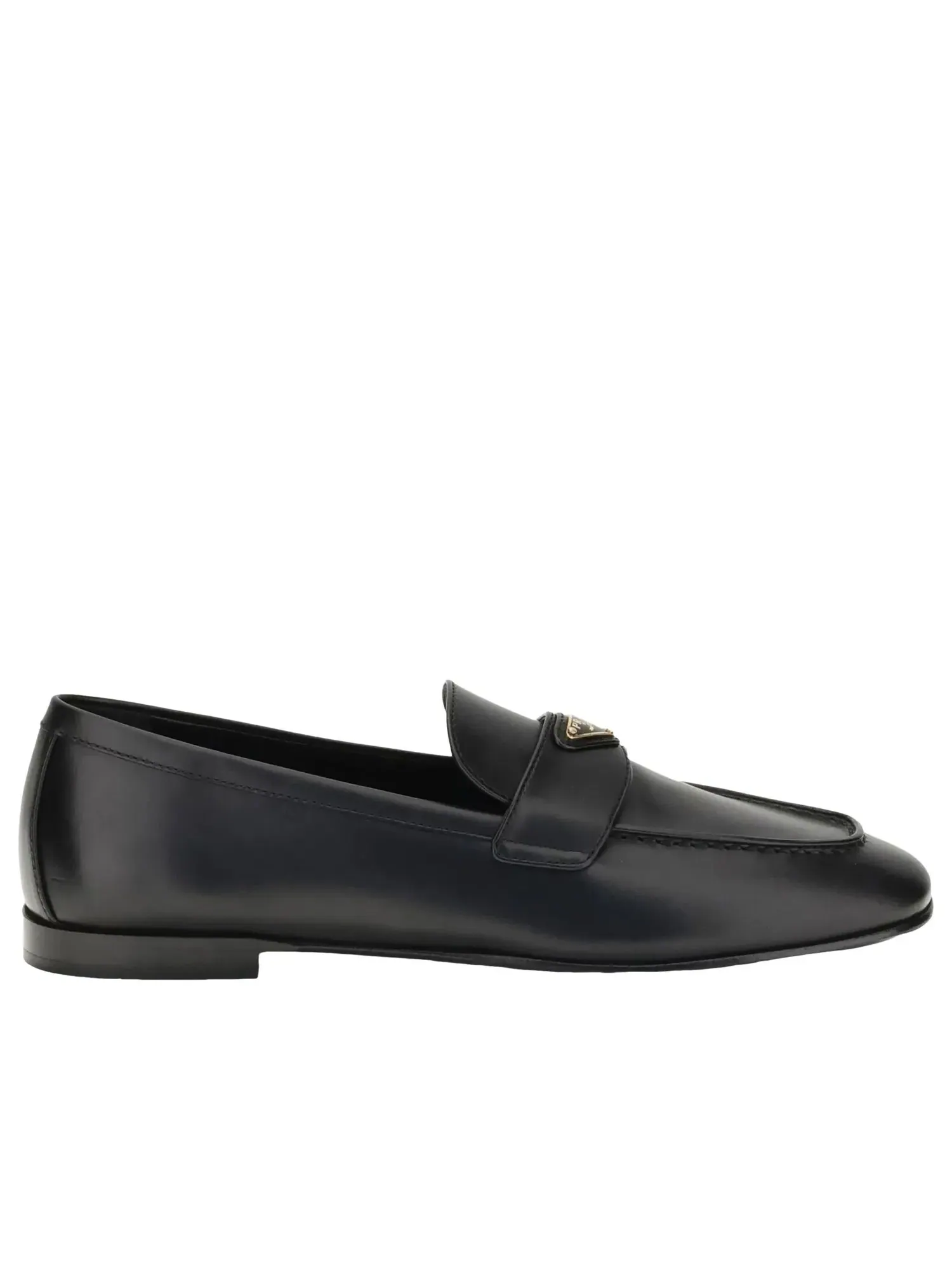 Лоферы PRADA FW25 с треугольным логотипом, черные, 1D147O-070-F0002 — изображение 2 из 5, черный