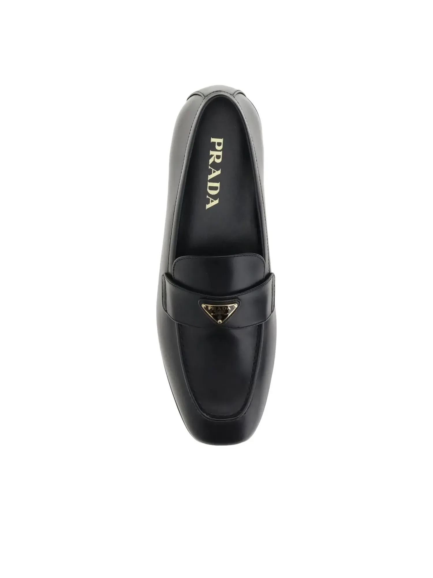 Лоферы PRADA FW25 с треугольным логотипом, черные, 1D147O-070-F0002 — изображение 5 из 5, черный