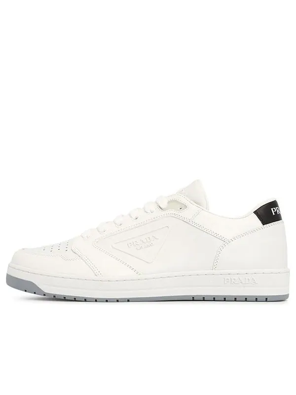 Кроссовки district leather sneakers 'white' Prada — изображение 1 из 4, белый