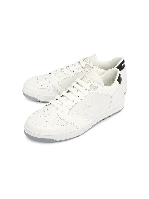 Кроссовки district leather sneakers 'white' Prada — изображение 2 из 4, белый