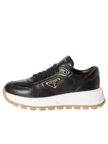 Кожаные кроссовки PRADA SS26 Prax 01 'Черные' 1E804M-038-F0632 — изображение 1 из 6, черный