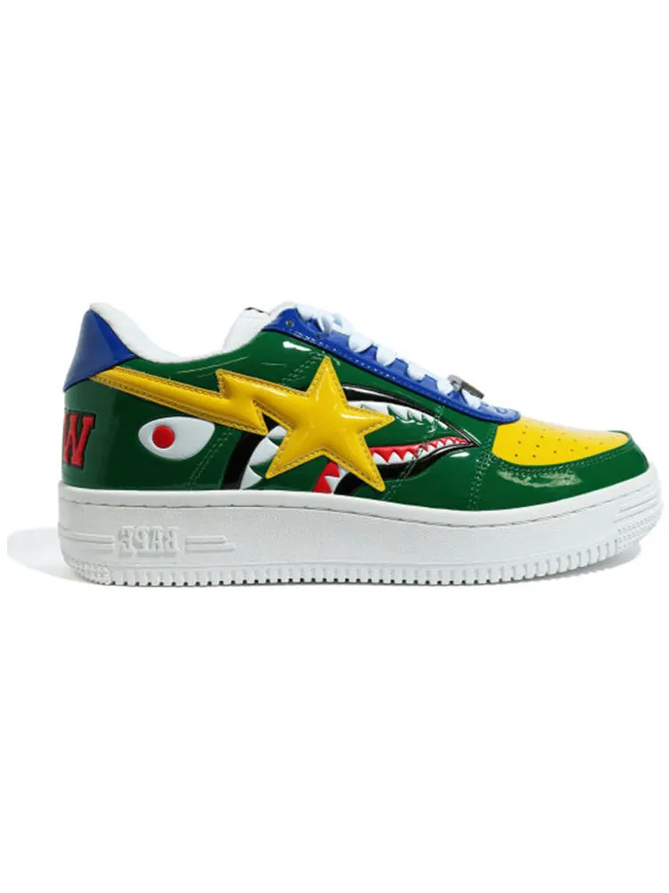 Кроссовки A Bathing Ape Bape sta Low M2 'Green Shark Face' — изображение 2 из 4, зеленый