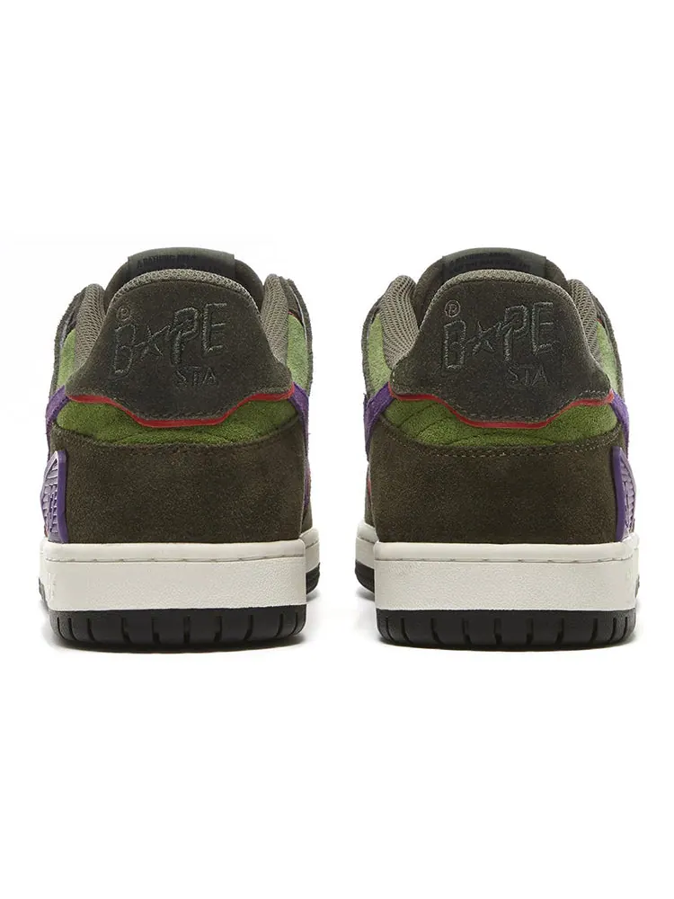 Кроссовки A Bathing Ape Bape sta Sk8 'Green Dark Purple' — изображение 3 из 3, зеленый