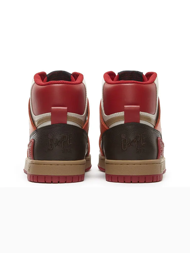 Кроссовки A Bathing Ape Sta 93 Hi — изображение 3 из 3, коричневый