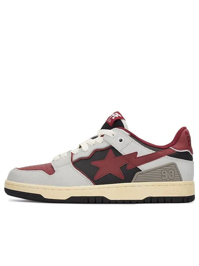 Кроссовки A Bathing Ape Sk8 Sta #4 'Red' — изображение 1 из 5, красный