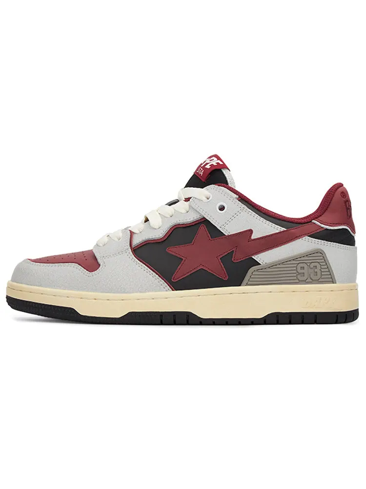 Кроссовки A Bathing Ape Sk8 Sta #4 'Red' — изображение 2 из 5, красный
