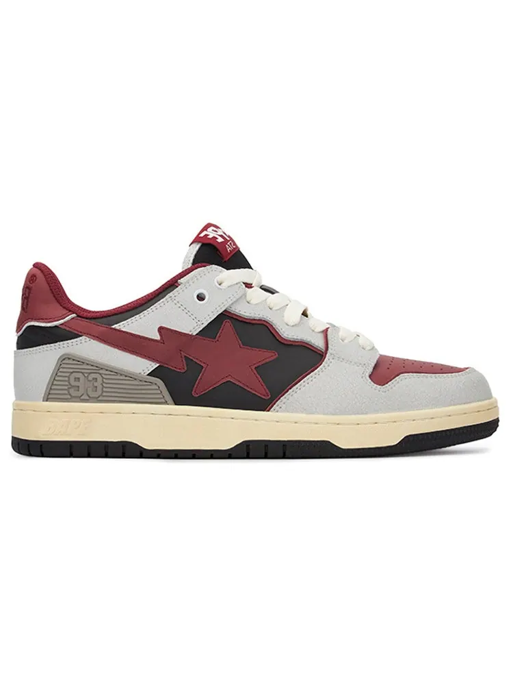 Кроссовки A Bathing Ape Sk8 Sta #4 'Red' — изображение 3 из 5, красный