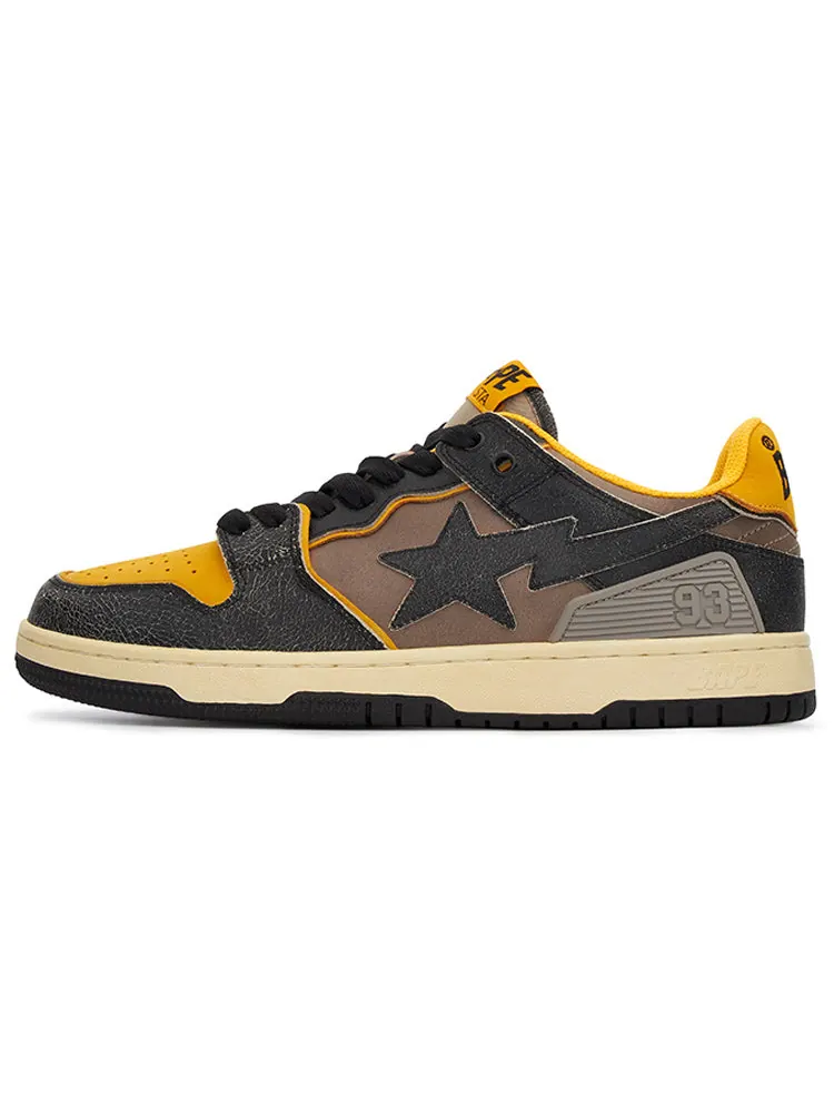 Кроссовки A Bathing Ape Sk8 Sta 'Yellow Brown' — изображение 2 из 4, желтый