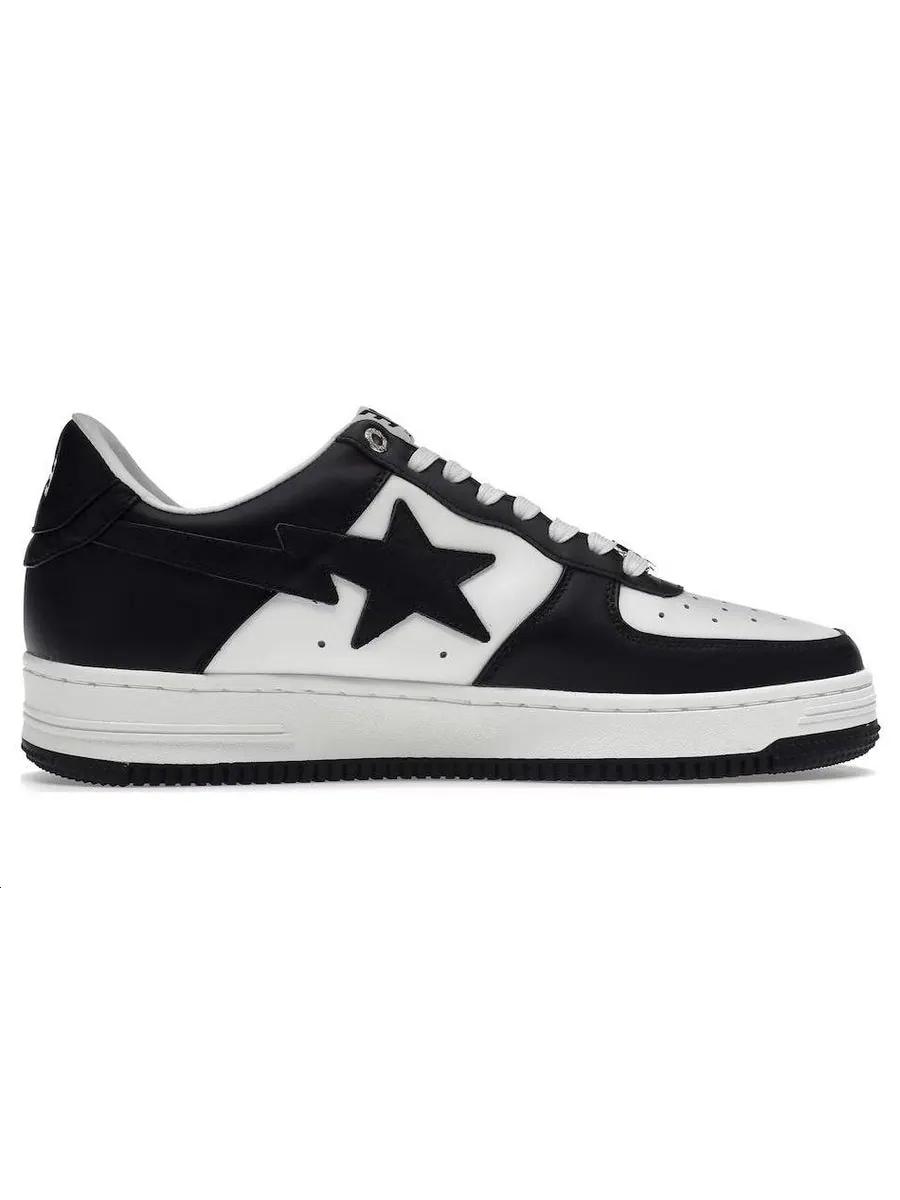 Кроссовки A BATHING APE Bape Sta 'Black White' — изображение 3 из 5
