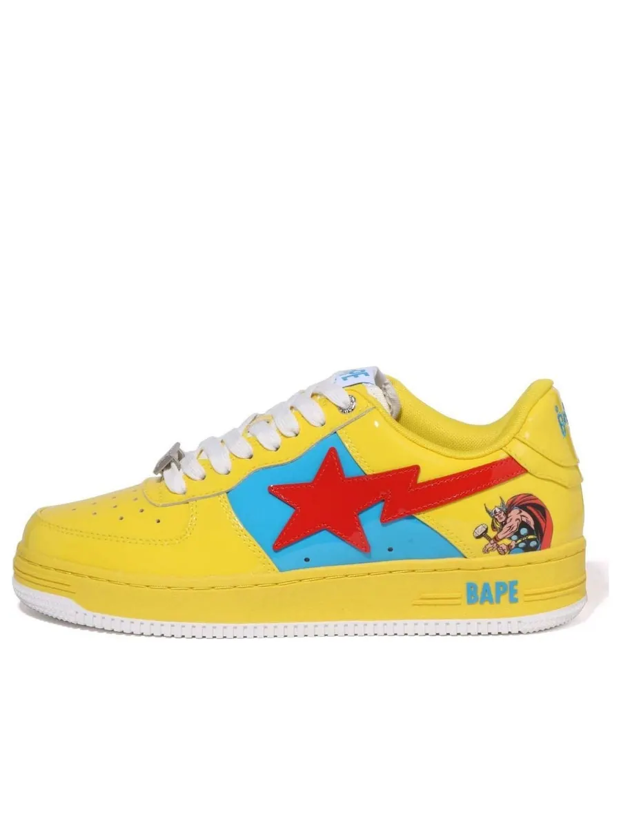 Кроссовки A Bathing Ape BAPE x Marvel Bape sta 'Thor' — изображение 1 из 5, желтый
