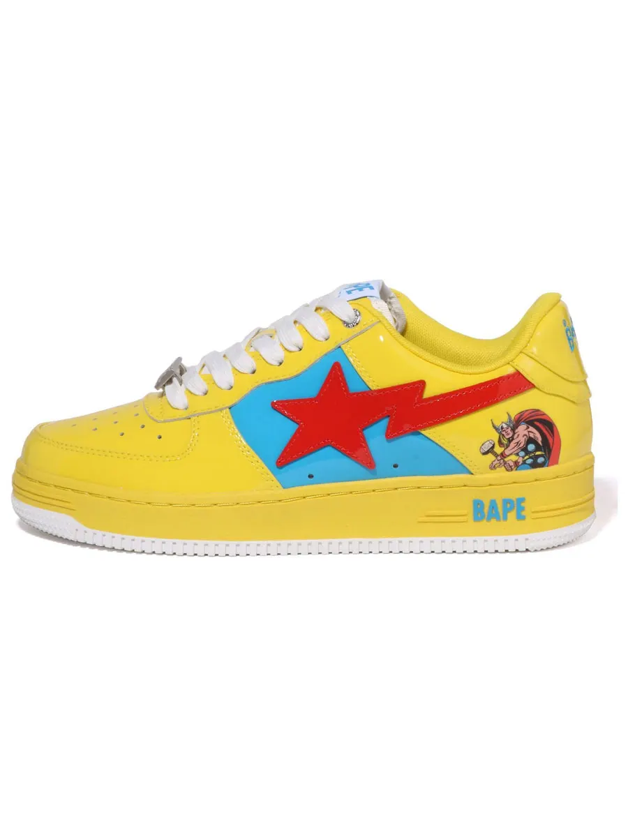 Кроссовки A Bathing Ape BAPE x Marvel Bape sta 'Thor' — изображение 2 из 5, желтый