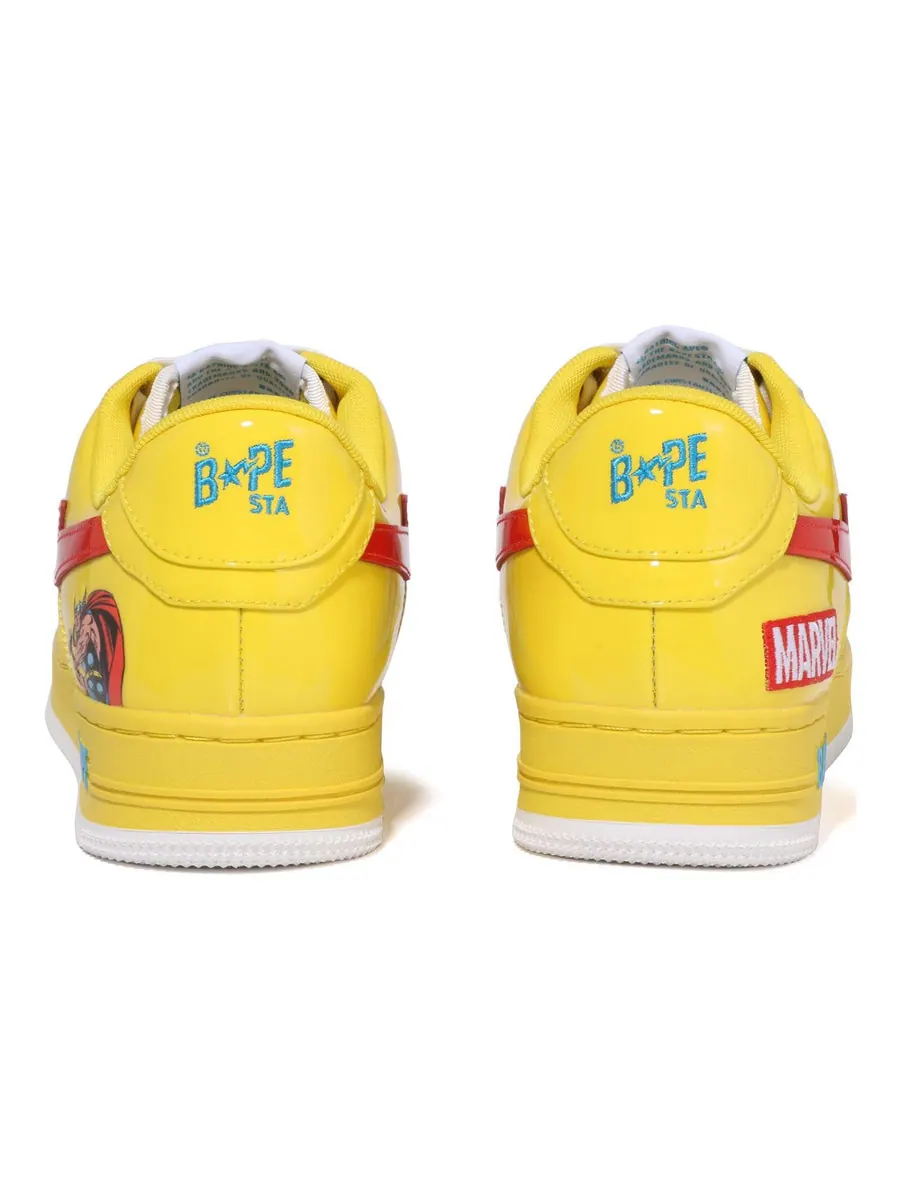 Кроссовки A Bathing Ape BAPE x Marvel Bape sta 'Thor' — изображение 5 из 5, желтый
