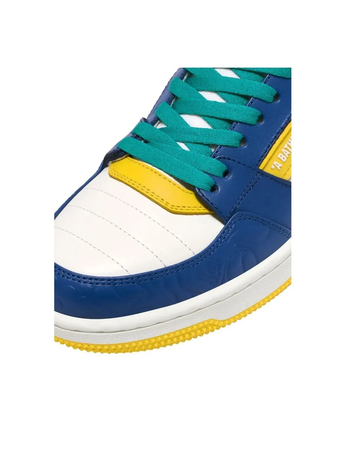 Мужские кроссовки с кожаным верхом Bape Sta Blue A Bathing Ape — изображение 4 из 4, синий