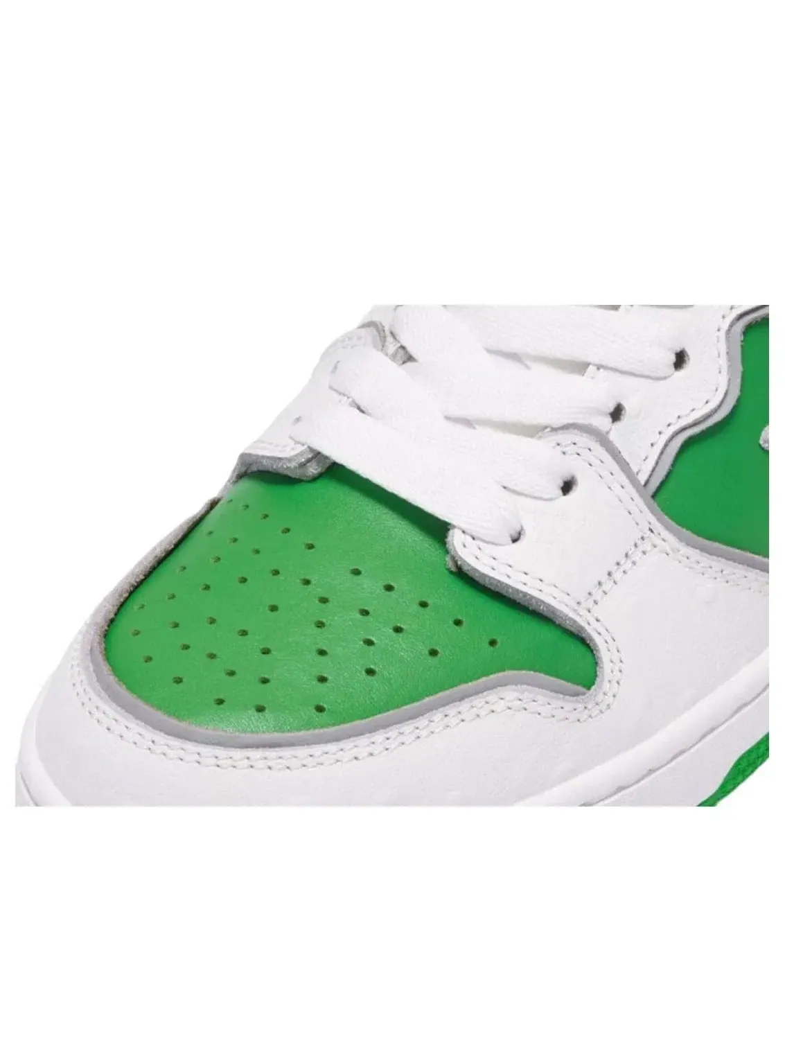 Мужские кроссовки с кожаным верхом Sk8 Sta A Bathing Ape — изображение 5 из 5, зеленый