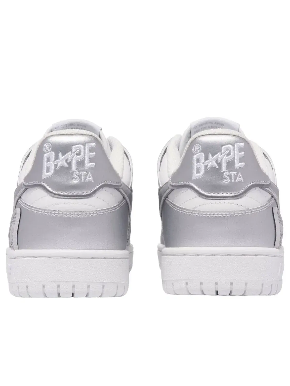 Мужские кожаные кроссовки Sk8 Sta A Bathing Ape — изображение 5 из 5, белый