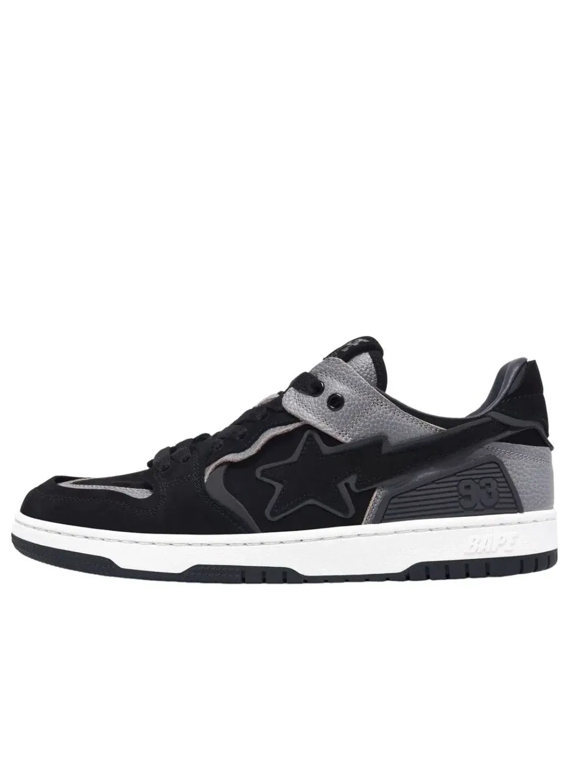 Кроссовки A Bathing Ape Sk8 Sta #6 'Black' 1K30-191-313-BLK — изображение 1 из 4, черный