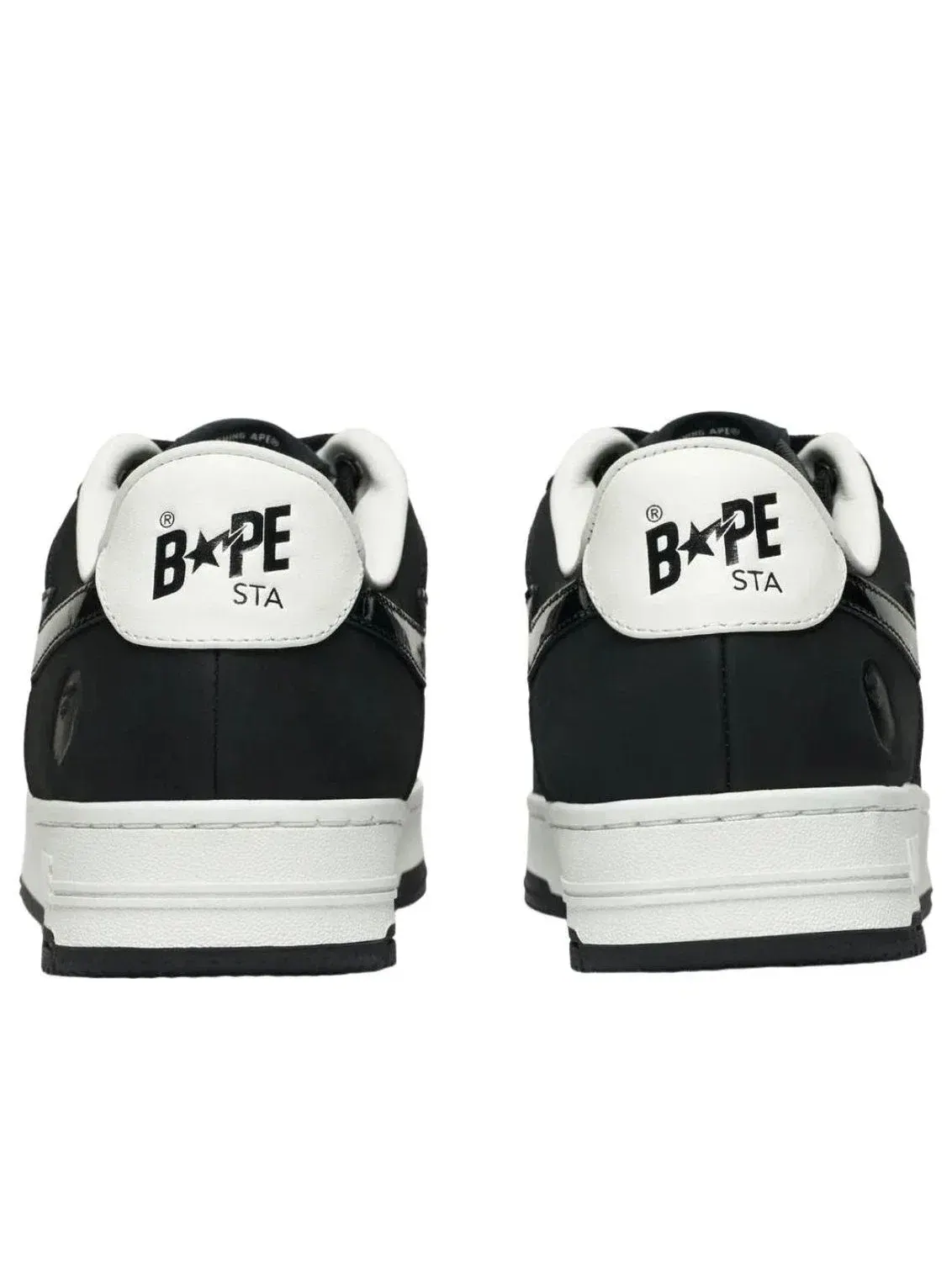 Мужские кроссовки с кожаным верхом Bape Sta A Bathing Ape — изображение 4 из 4, черный