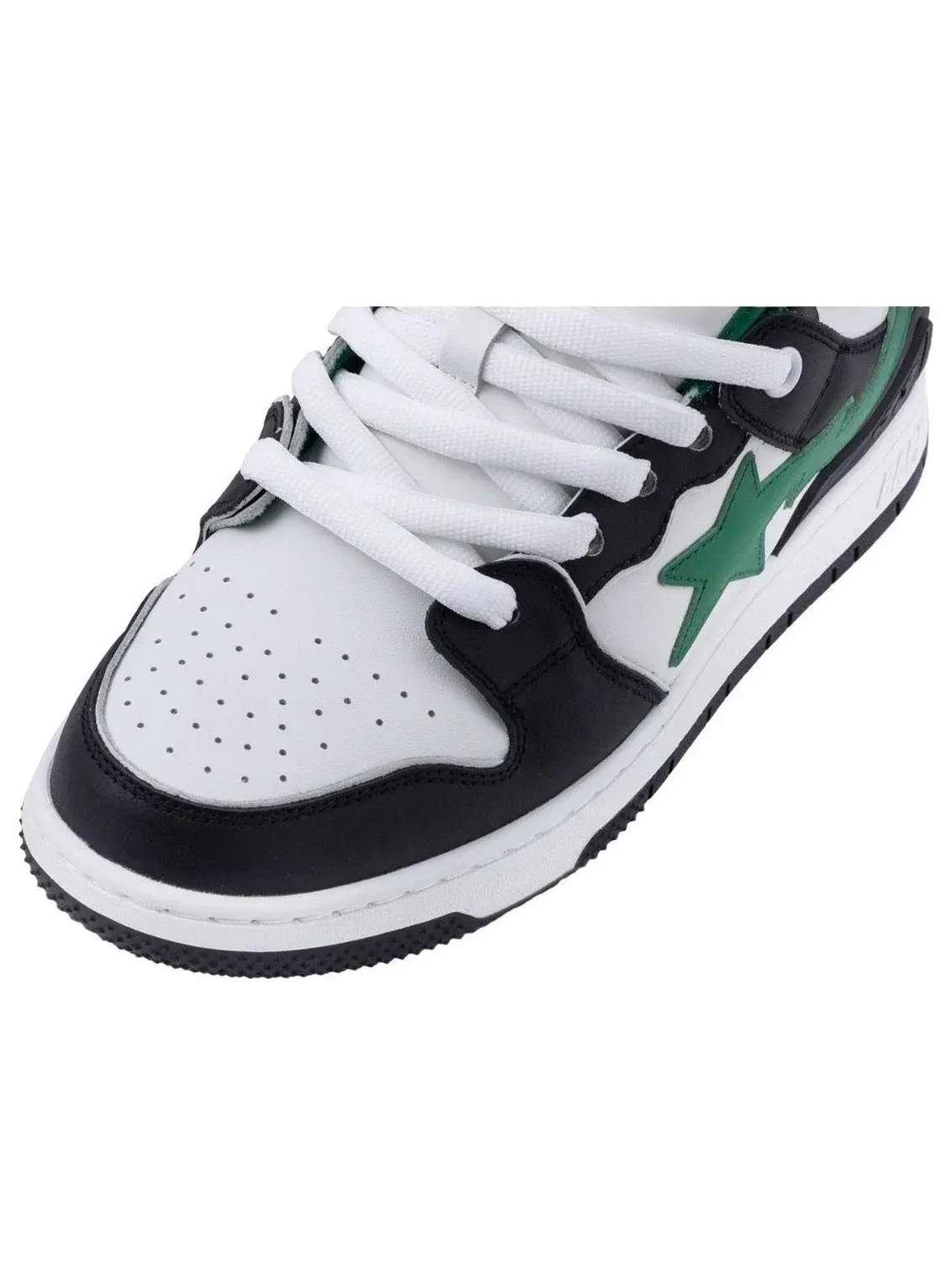 Мужские кроссовки с кожаным верхом Sk8 Sta A Bathing Ape — изображение 4 из 4, черный