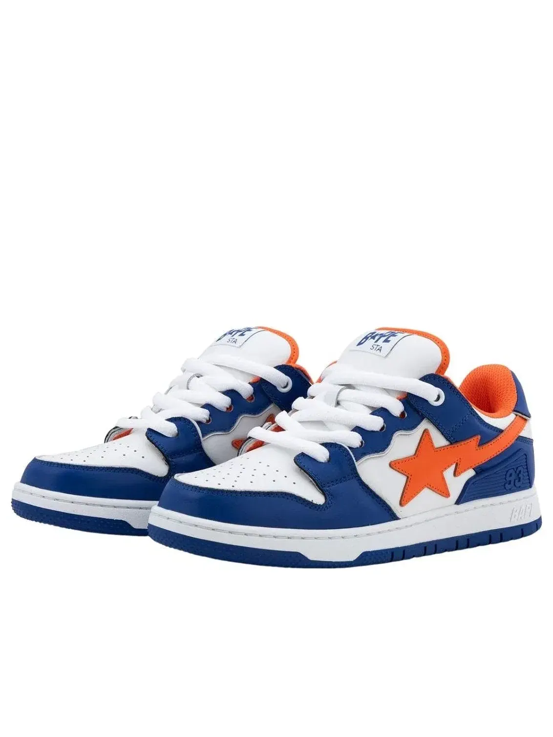 Мужские кроссовки с кожаным верхом A Bathing Ape Sk8 Sta Bold — изображение 2 из 4, синий