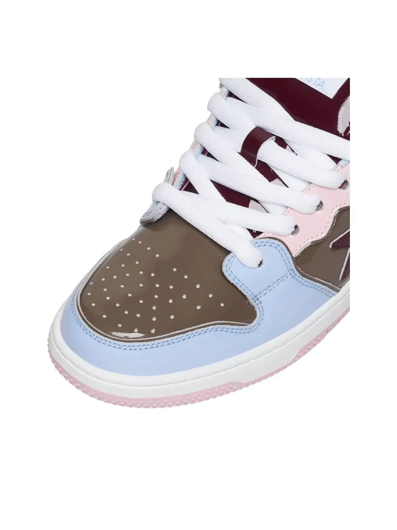 Мужские кроссовки с кожаным верхом Sk8 Sta A Bathing Ape — изображение 4 из 4, синий