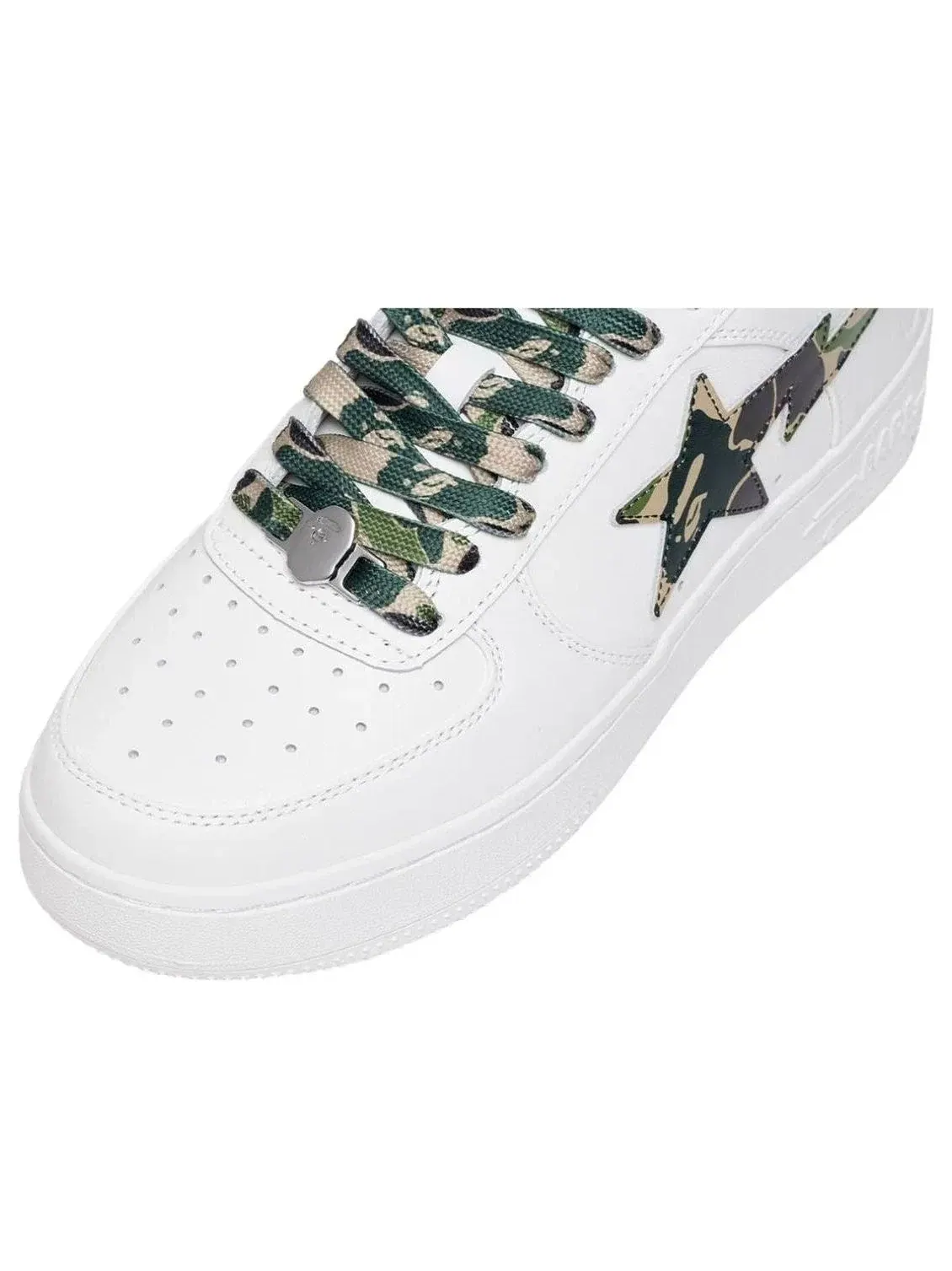 Женские кроссовки с кожаным верхом Bape Sta Green A Bathing Ape — изображение 4 из 4, зеленый