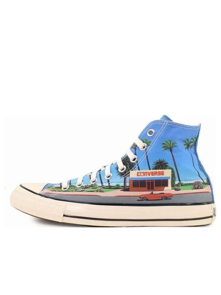 Кеды Converse All Star US Hi x Hiroshi Nagai — изображение 1 из 5, синий