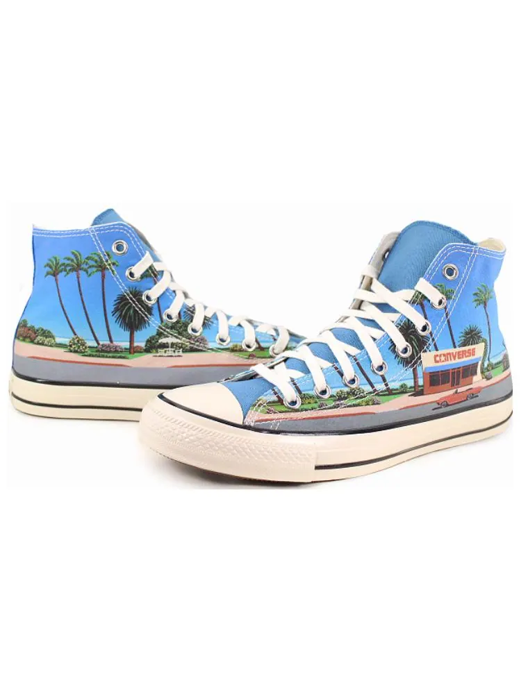 Кеды Converse All Star US Hi x Hiroshi Nagai — изображение 3 из 5, синий