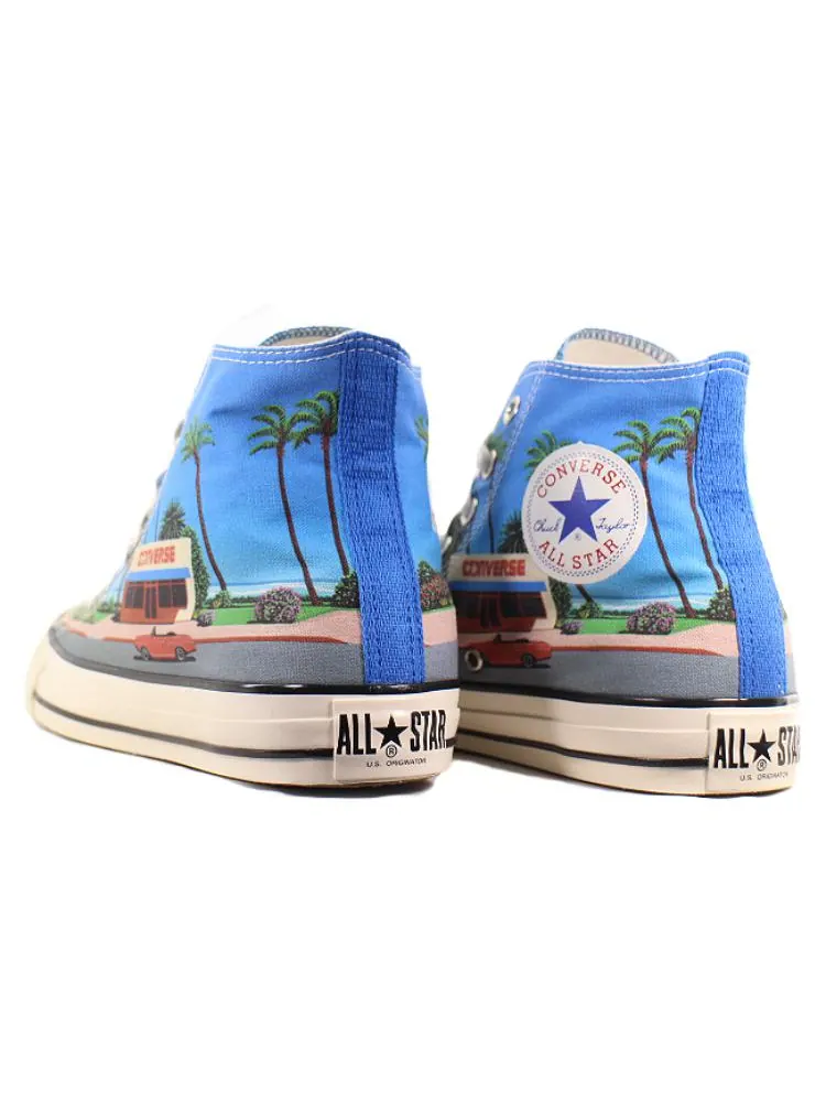 Кеды Converse All Star US Hi x Hiroshi Nagai — изображение 4 из 5, синий