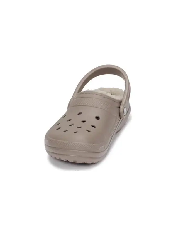 Кроссовки classic lined clogs 'mushroom bone' Crocs — изображение 4 из 4, бежевый/коричневый