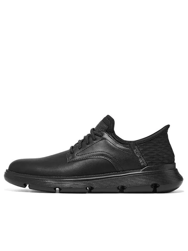 Кроссовки garza gervin slip-ins 'pure black' Skechers — изображение 1 из 4, черный