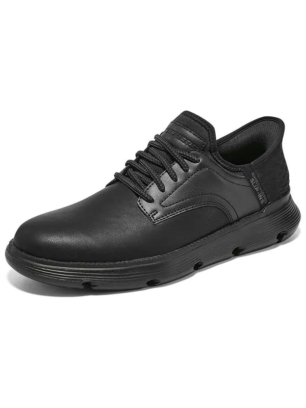 Кроссовки garza gervin slip-ins 'pure black' Skechers — изображение 3 из 4, черный