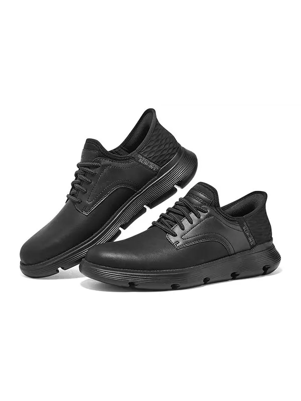 Кроссовки garza gervin slip-ins 'pure black' Skechers — изображение 4 из 4, черный