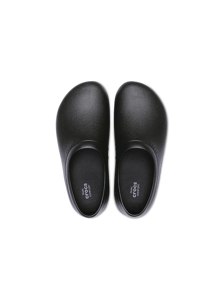 Crocs On The Clock Work Slip On 'Black' — изображение 5 из 7, черный