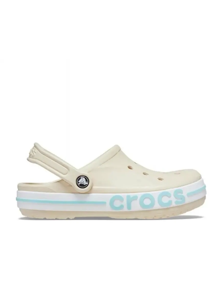 Кроссовки Crocs Bayaband Clog 'Beige Blue' — изображение 2 из 5, бежевый