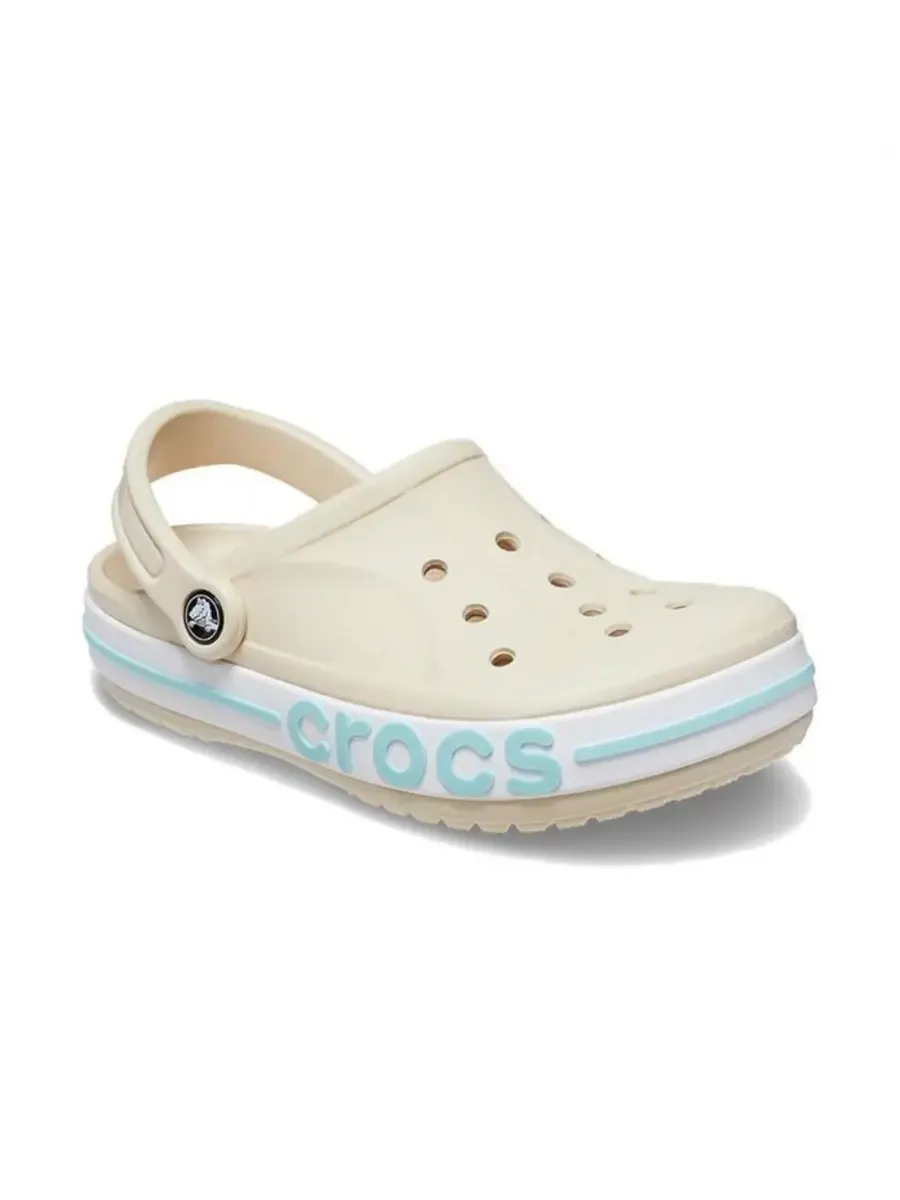 Кроссовки Crocs Bayaband Clog 'Beige Blue' — изображение 3 из 5, бежевый
